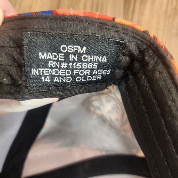 Dragonball Z Hat Cap All Over Print Snapback Colorful Anime Cartoon Mens Toei - Picture 10 of 11